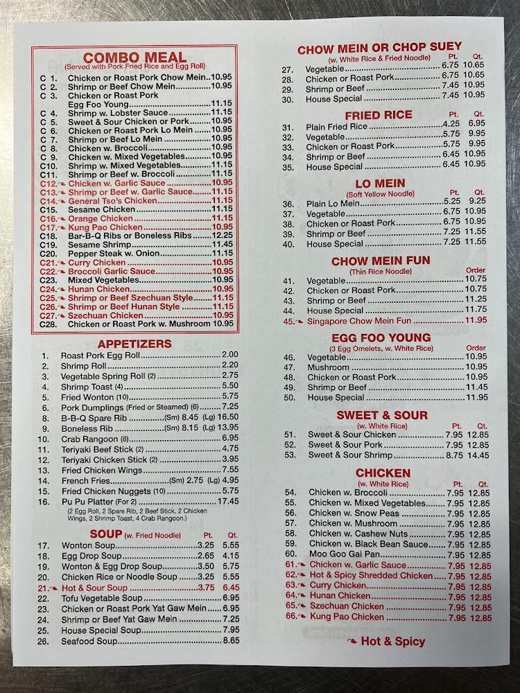 SENG LING Chinese kitchen Menu image 1